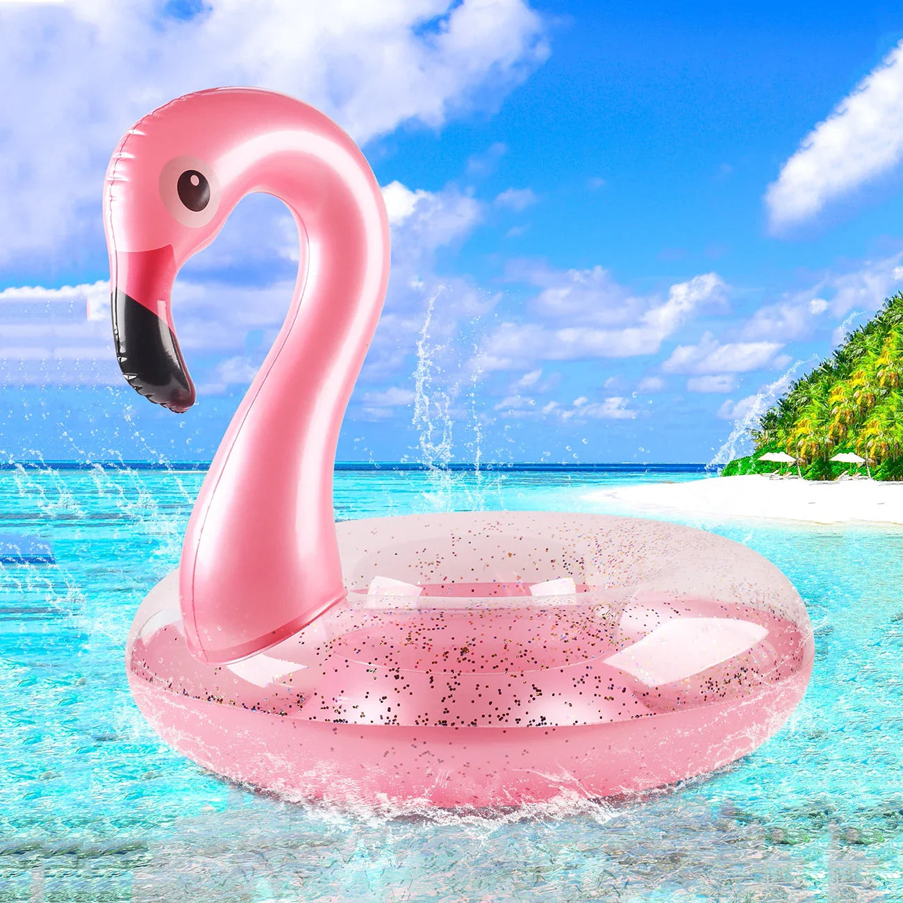 Giant Pink Flamingo Float