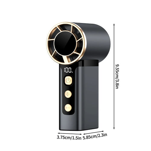 Mini Turbo USB Fan – Portable Cooling for Summer and Camping