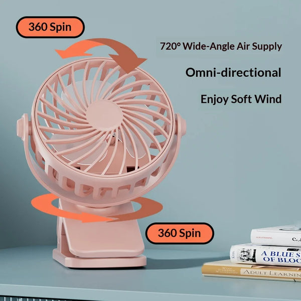 Clip-On Portable Cooling Fan