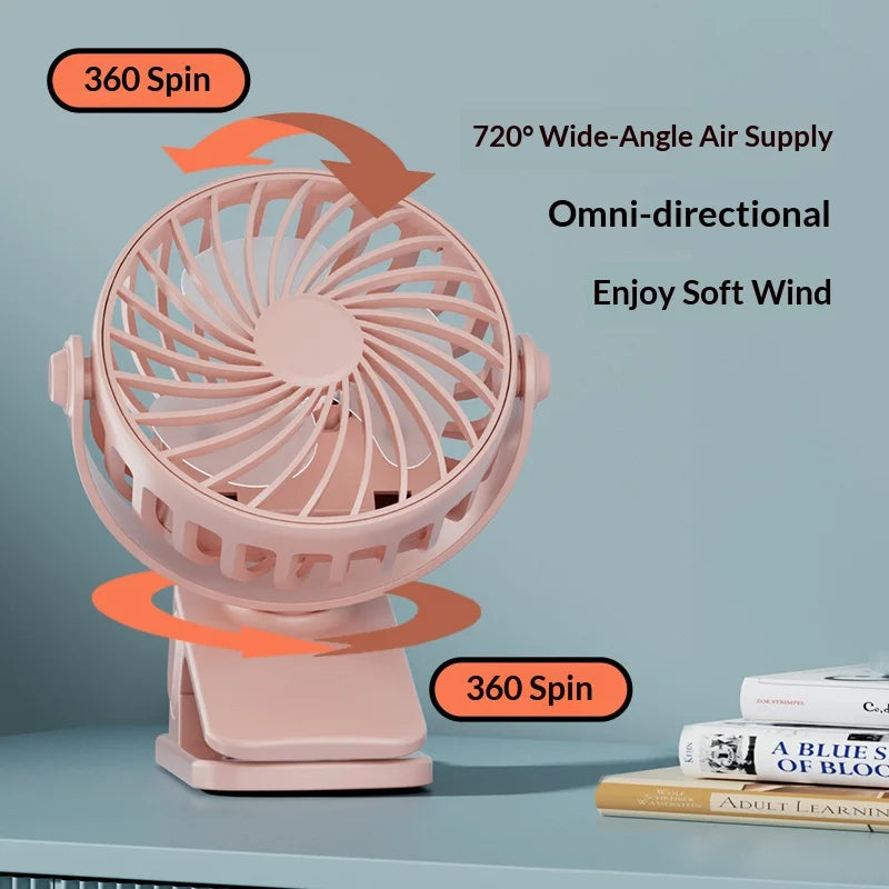Clip-On Portable Cooling Fan